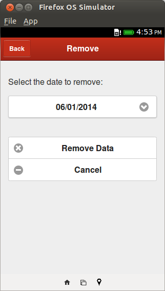 Removing data